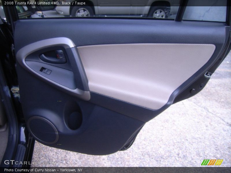 Black / Taupe 2008 Toyota RAV4 Limited 4WD