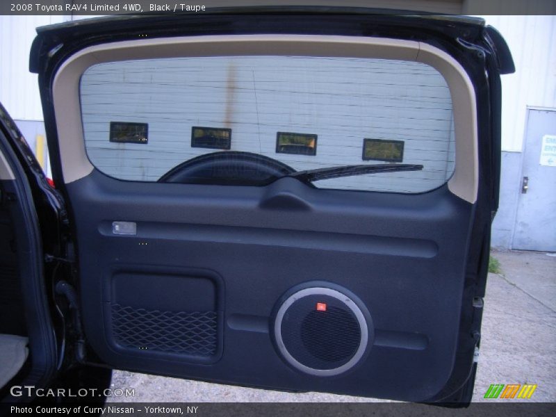 Black / Taupe 2008 Toyota RAV4 Limited 4WD