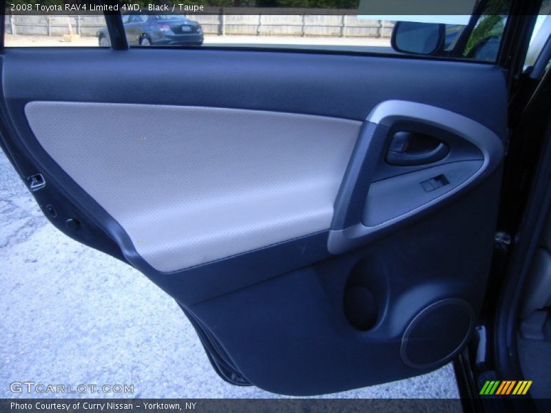 Black / Taupe 2008 Toyota RAV4 Limited 4WD