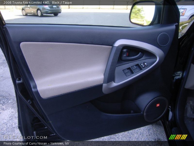Black / Taupe 2008 Toyota RAV4 Limited 4WD