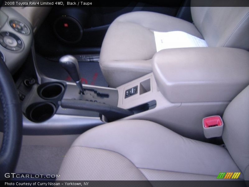 Black / Taupe 2008 Toyota RAV4 Limited 4WD