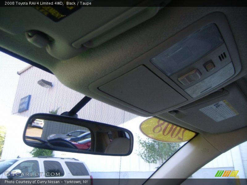 Black / Taupe 2008 Toyota RAV4 Limited 4WD