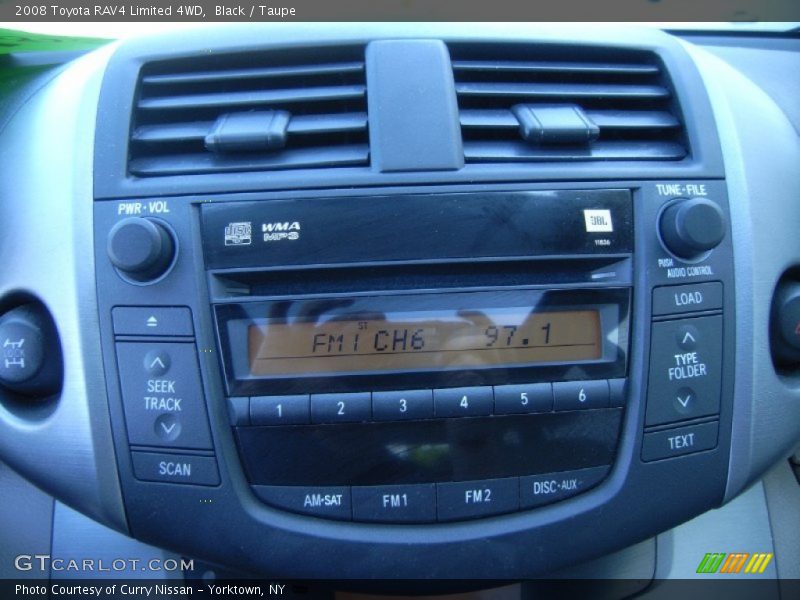Black / Taupe 2008 Toyota RAV4 Limited 4WD