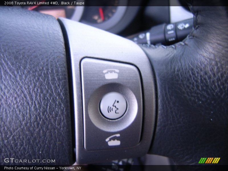 Black / Taupe 2008 Toyota RAV4 Limited 4WD