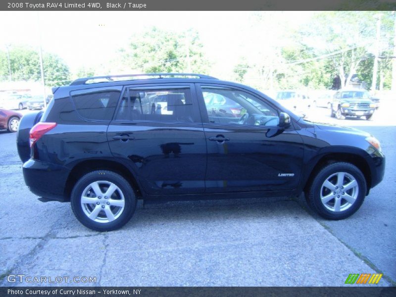 Black / Taupe 2008 Toyota RAV4 Limited 4WD