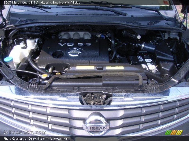 Majestic Blue Metallic / Beige 2007 Nissan Quest 3.5 S