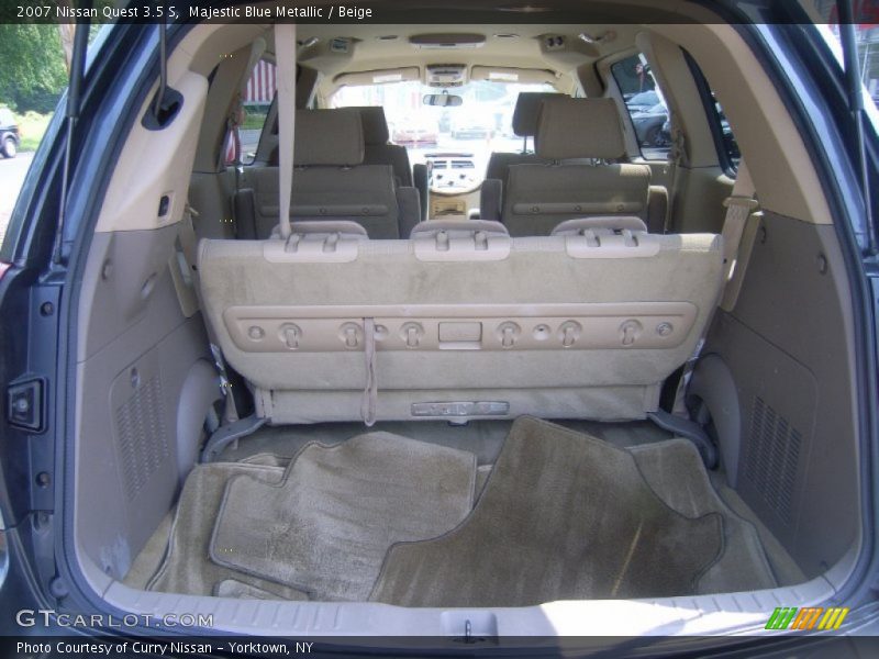 Majestic Blue Metallic / Beige 2007 Nissan Quest 3.5 S