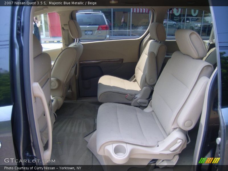 Majestic Blue Metallic / Beige 2007 Nissan Quest 3.5 S