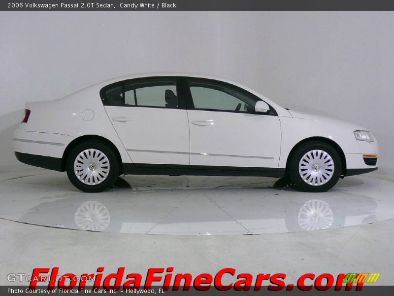 Candy White / Black 2006 Volkswagen Passat 2.0T Sedan