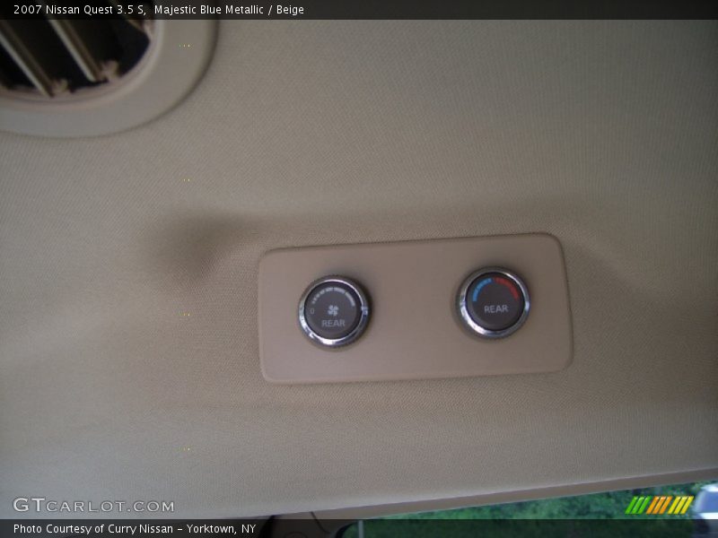 Majestic Blue Metallic / Beige 2007 Nissan Quest 3.5 S