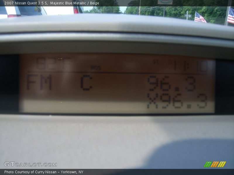 Majestic Blue Metallic / Beige 2007 Nissan Quest 3.5 S