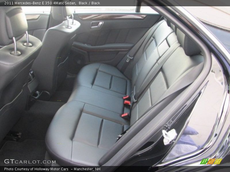 Black / Black 2011 Mercedes-Benz E 350 4Matic Sedan