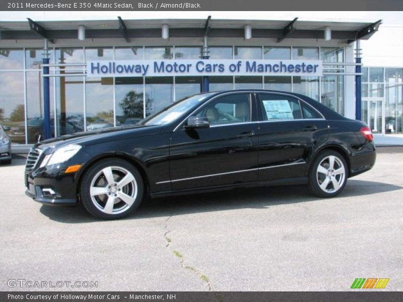 Black / Almond/Black 2011 Mercedes-Benz E 350 4Matic Sedan