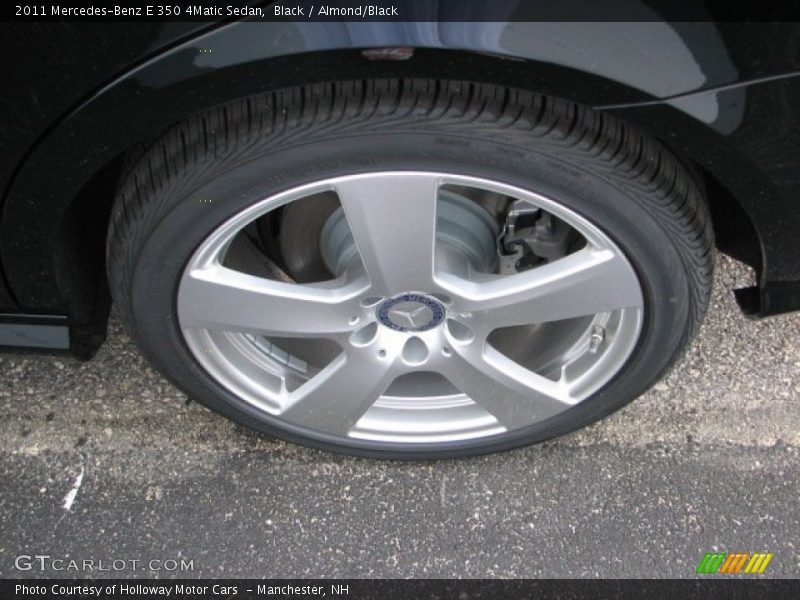 Black / Almond/Black 2011 Mercedes-Benz E 350 4Matic Sedan