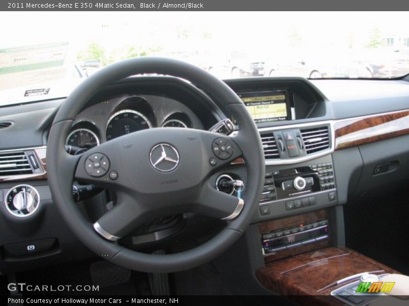 Black / Almond/Black 2011 Mercedes-Benz E 350 4Matic Sedan