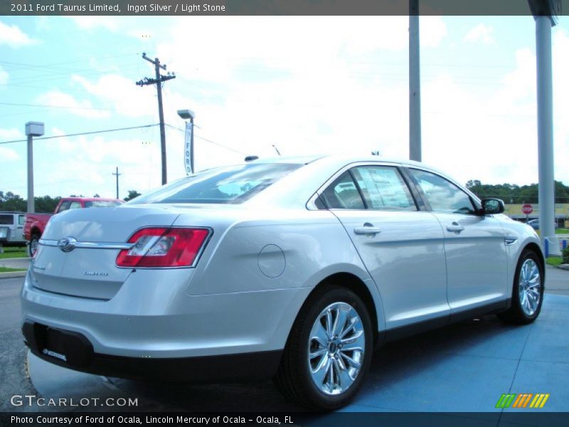 Ingot Silver / Light Stone 2011 Ford Taurus Limited
