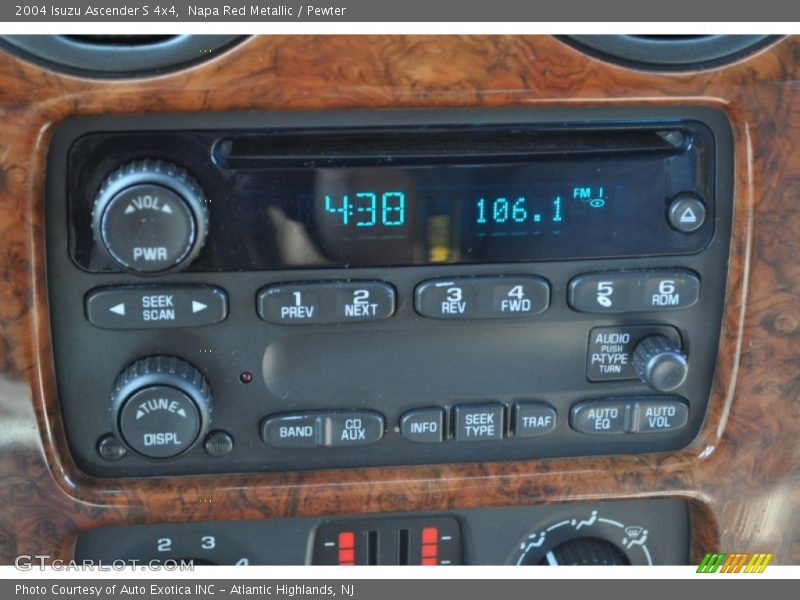 Controls of 2004 Ascender S 4x4