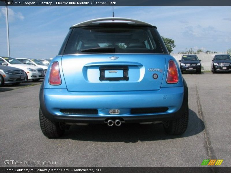 Electric Blue Metallic / Panther Black 2003 Mini Cooper S Hardtop