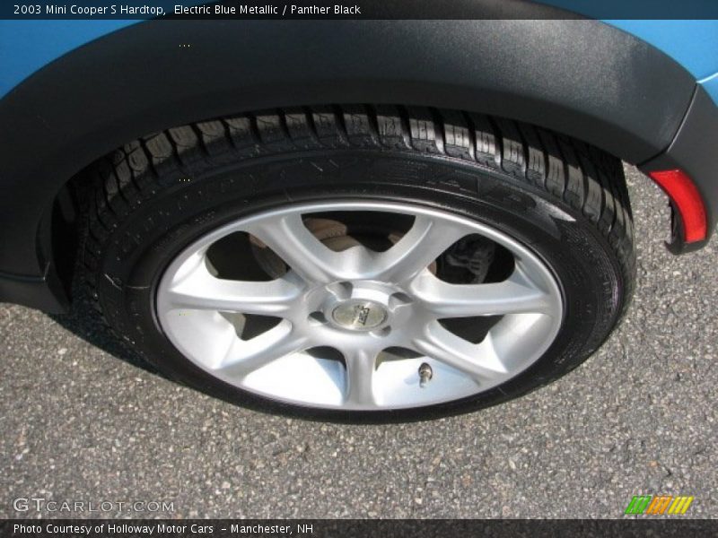 Electric Blue Metallic / Panther Black 2003 Mini Cooper S Hardtop