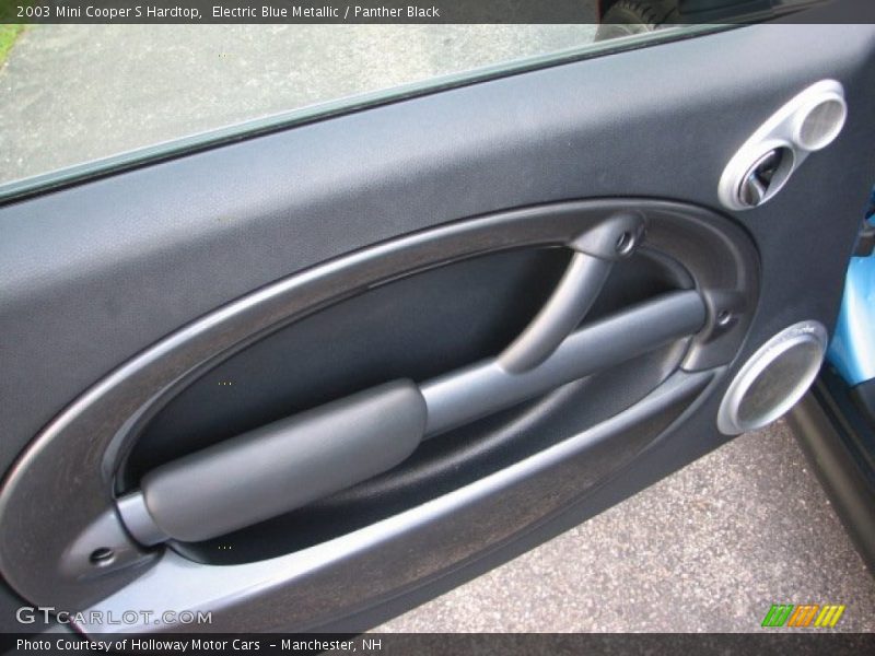 Electric Blue Metallic / Panther Black 2003 Mini Cooper S Hardtop