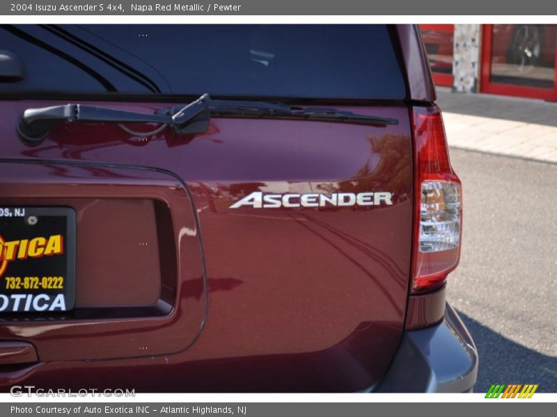 Napa Red Metallic / Pewter 2004 Isuzu Ascender S 4x4