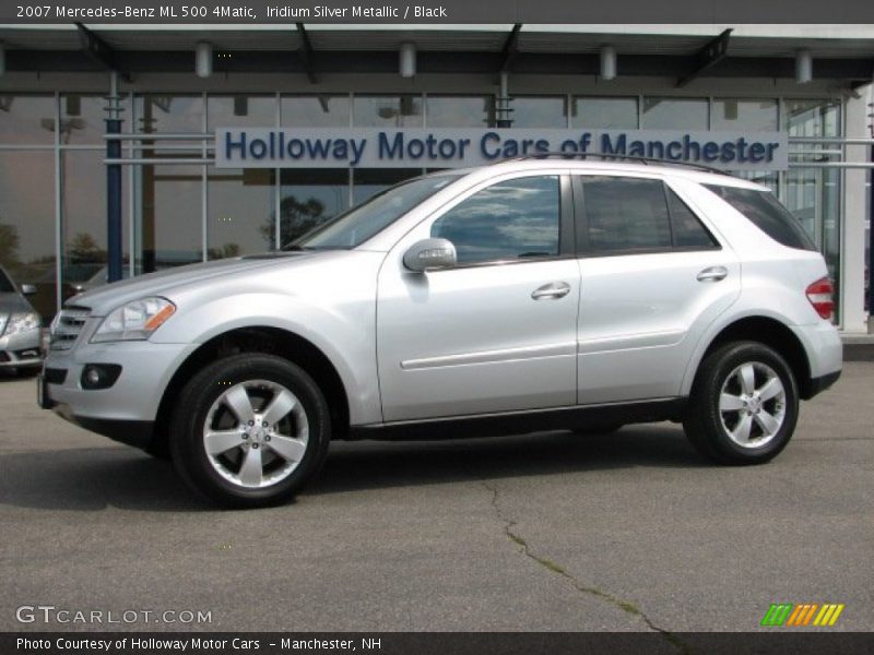 Iridium Silver Metallic / Black 2007 Mercedes-Benz ML 500 4Matic