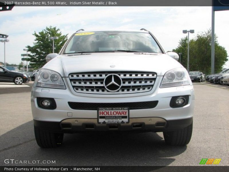 Iridium Silver Metallic / Black 2007 Mercedes-Benz ML 500 4Matic