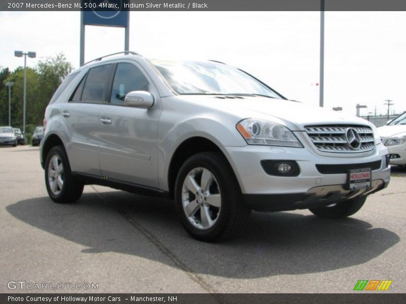 Iridium Silver Metallic / Black 2007 Mercedes-Benz ML 500 4Matic