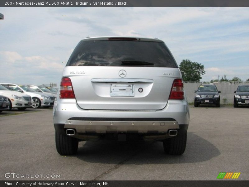 Iridium Silver Metallic / Black 2007 Mercedes-Benz ML 500 4Matic