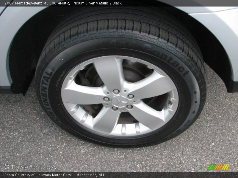 Iridium Silver Metallic / Black 2007 Mercedes-Benz ML 500 4Matic