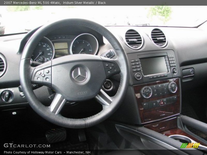 Iridium Silver Metallic / Black 2007 Mercedes-Benz ML 500 4Matic