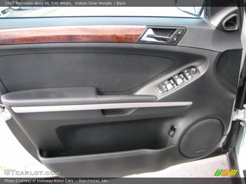 Iridium Silver Metallic / Black 2007 Mercedes-Benz ML 500 4Matic