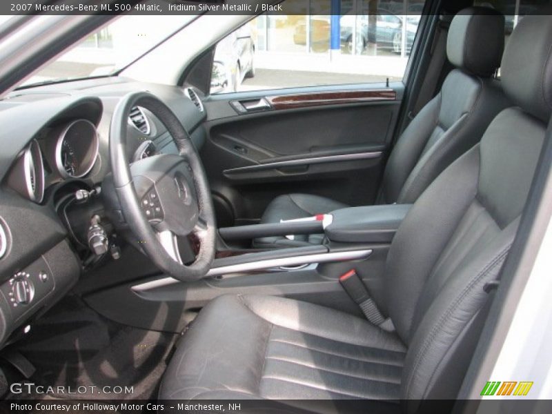 Iridium Silver Metallic / Black 2007 Mercedes-Benz ML 500 4Matic