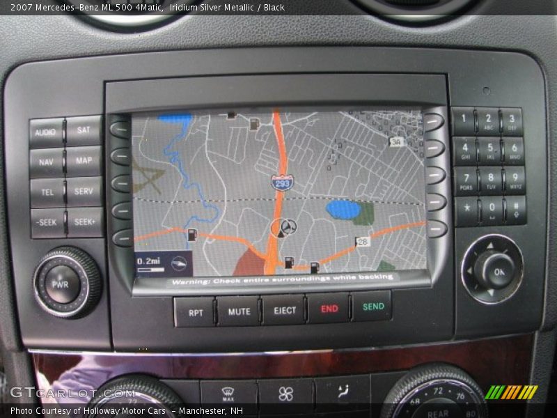 Navigation of 2007 ML 500 4Matic