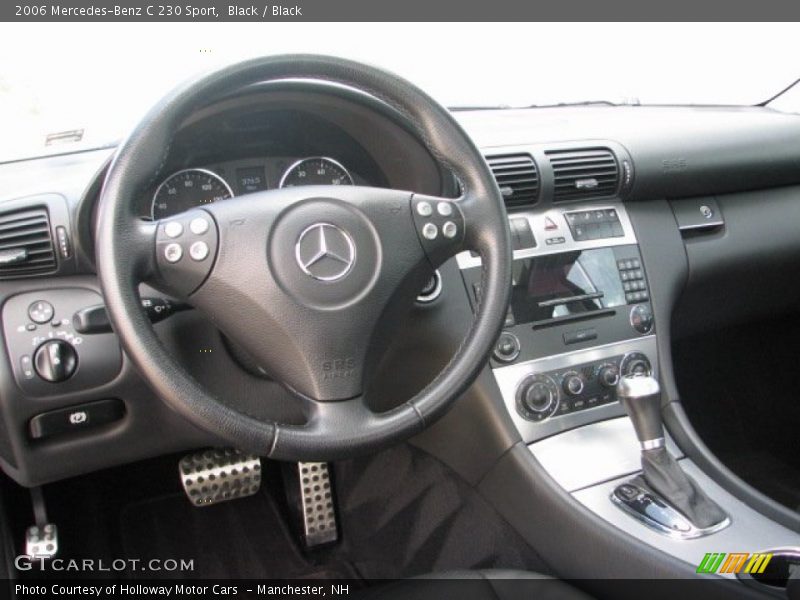 Black / Black 2006 Mercedes-Benz C 230 Sport