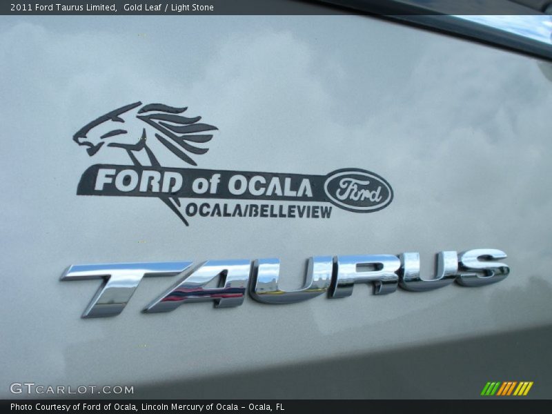 Gold Leaf / Light Stone 2011 Ford Taurus Limited