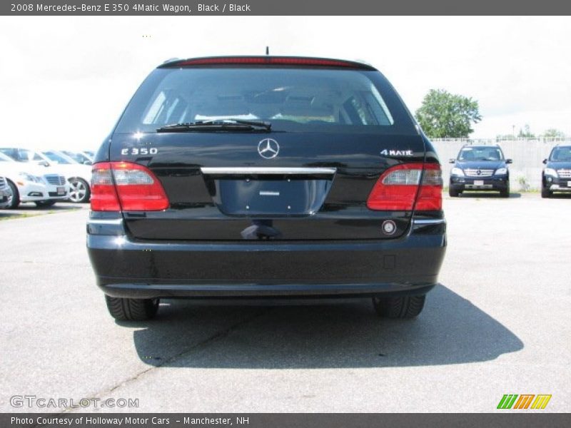 Black / Black 2008 Mercedes-Benz E 350 4Matic Wagon