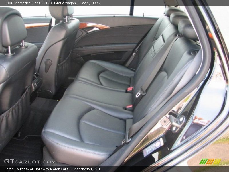  2008 E 350 4Matic Wagon Black Interior