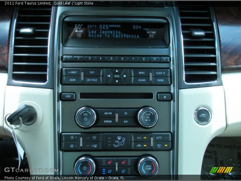 Gold Leaf / Light Stone 2011 Ford Taurus Limited