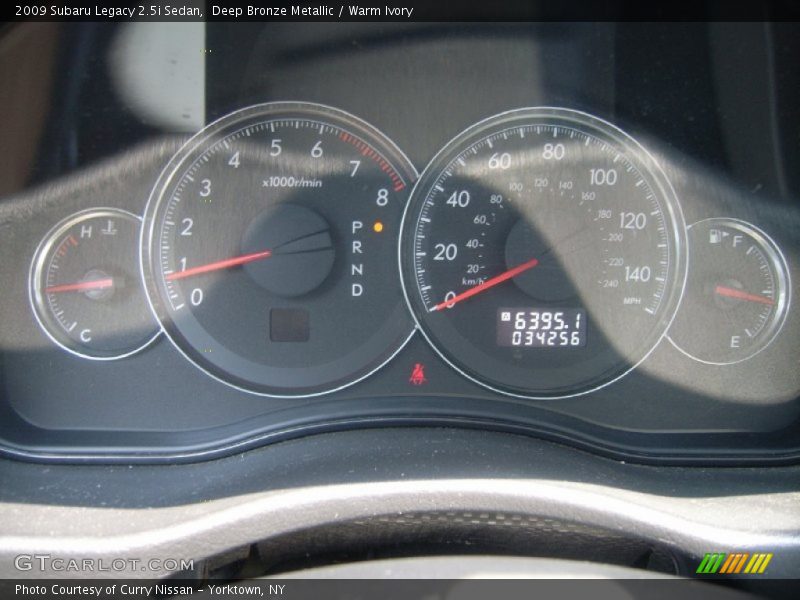 Deep Bronze Metallic / Warm Ivory 2009 Subaru Legacy 2.5i Sedan