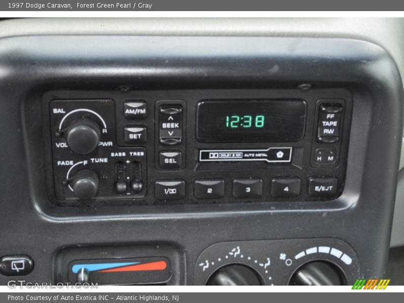 Forest Green Pearl / Gray 1997 Dodge Caravan