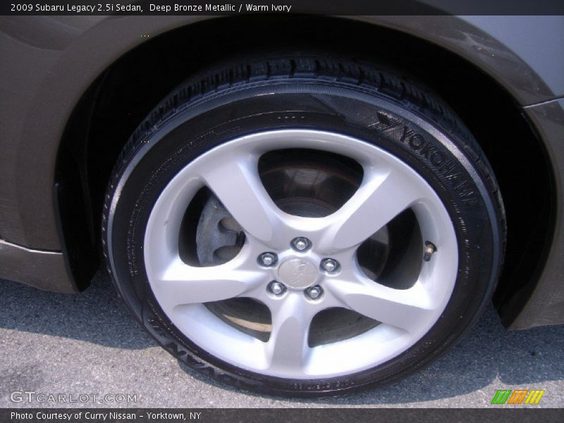 Deep Bronze Metallic / Warm Ivory 2009 Subaru Legacy 2.5i Sedan