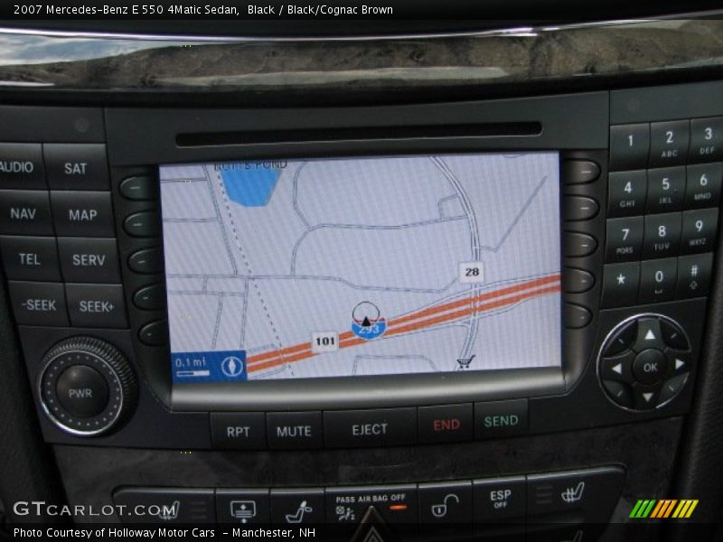 Navigation of 2007 E 550 4Matic Sedan