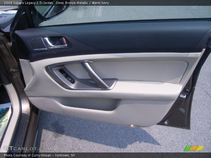 Deep Bronze Metallic / Warm Ivory 2009 Subaru Legacy 2.5i Sedan