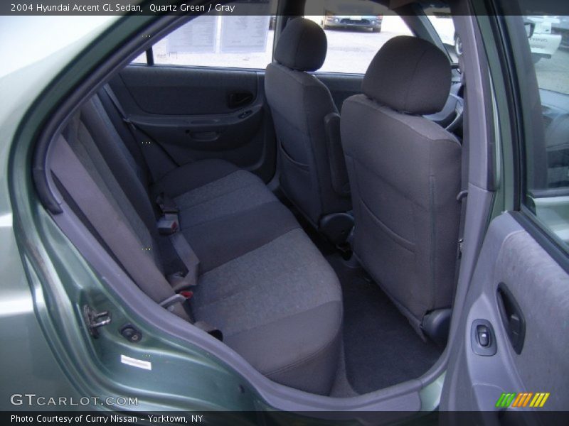 Quartz Green / Gray 2004 Hyundai Accent GL Sedan