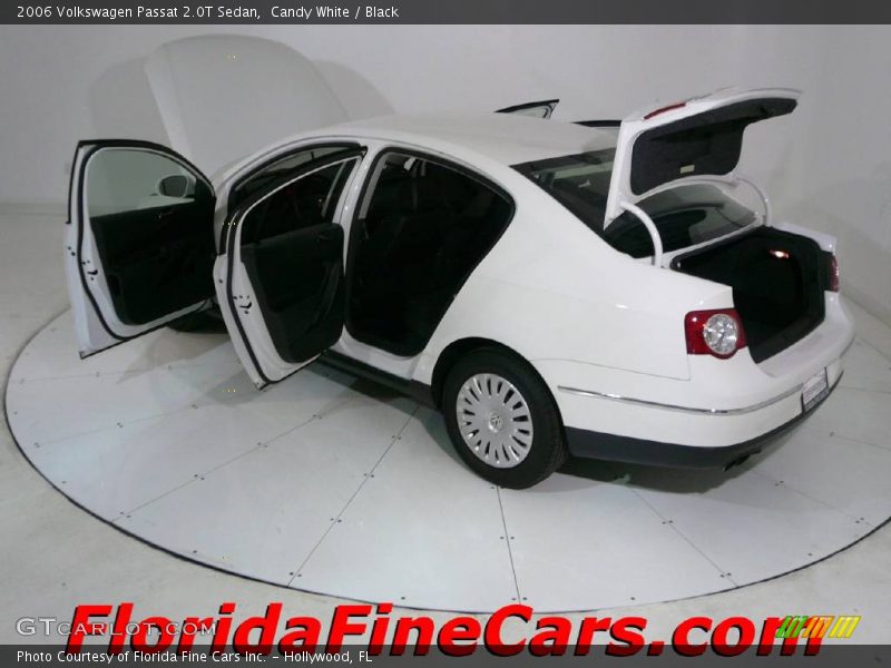 Candy White / Black 2006 Volkswagen Passat 2.0T Sedan