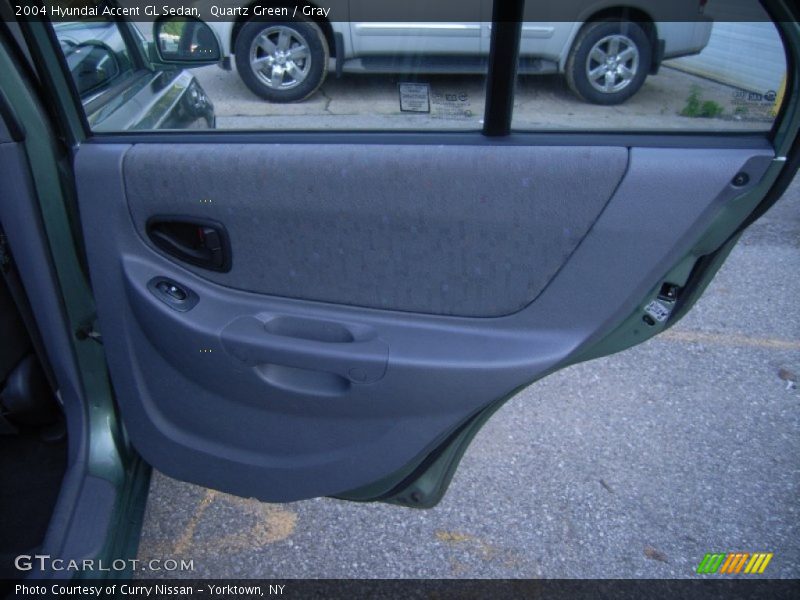 Quartz Green / Gray 2004 Hyundai Accent GL Sedan