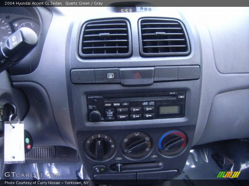 Quartz Green / Gray 2004 Hyundai Accent GL Sedan