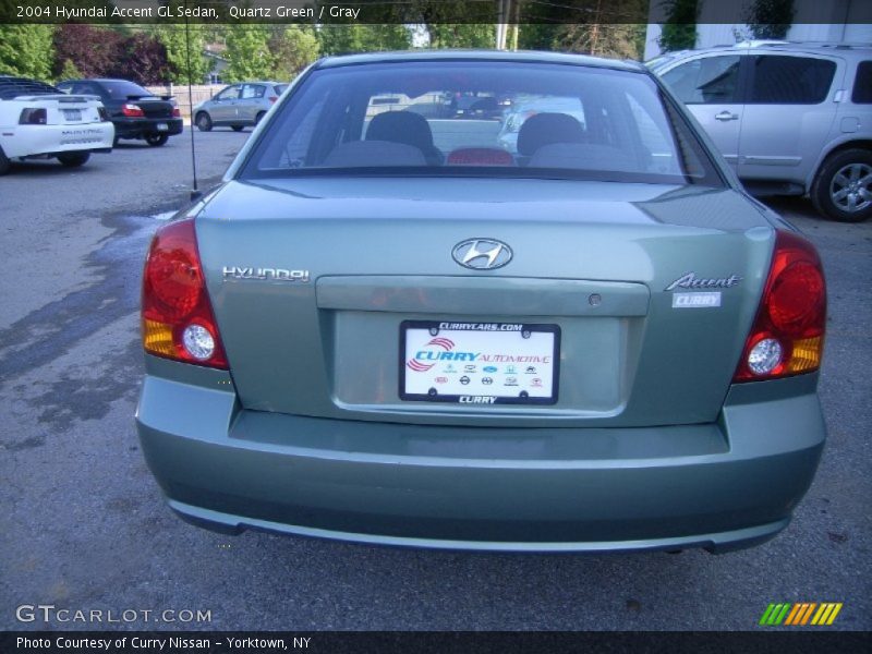 Quartz Green / Gray 2004 Hyundai Accent GL Sedan