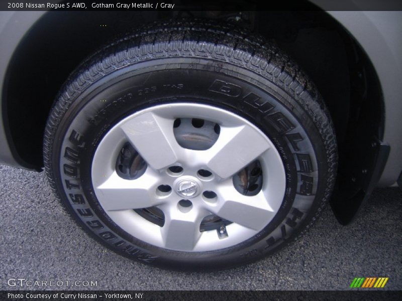 Gotham Gray Metallic / Gray 2008 Nissan Rogue S AWD